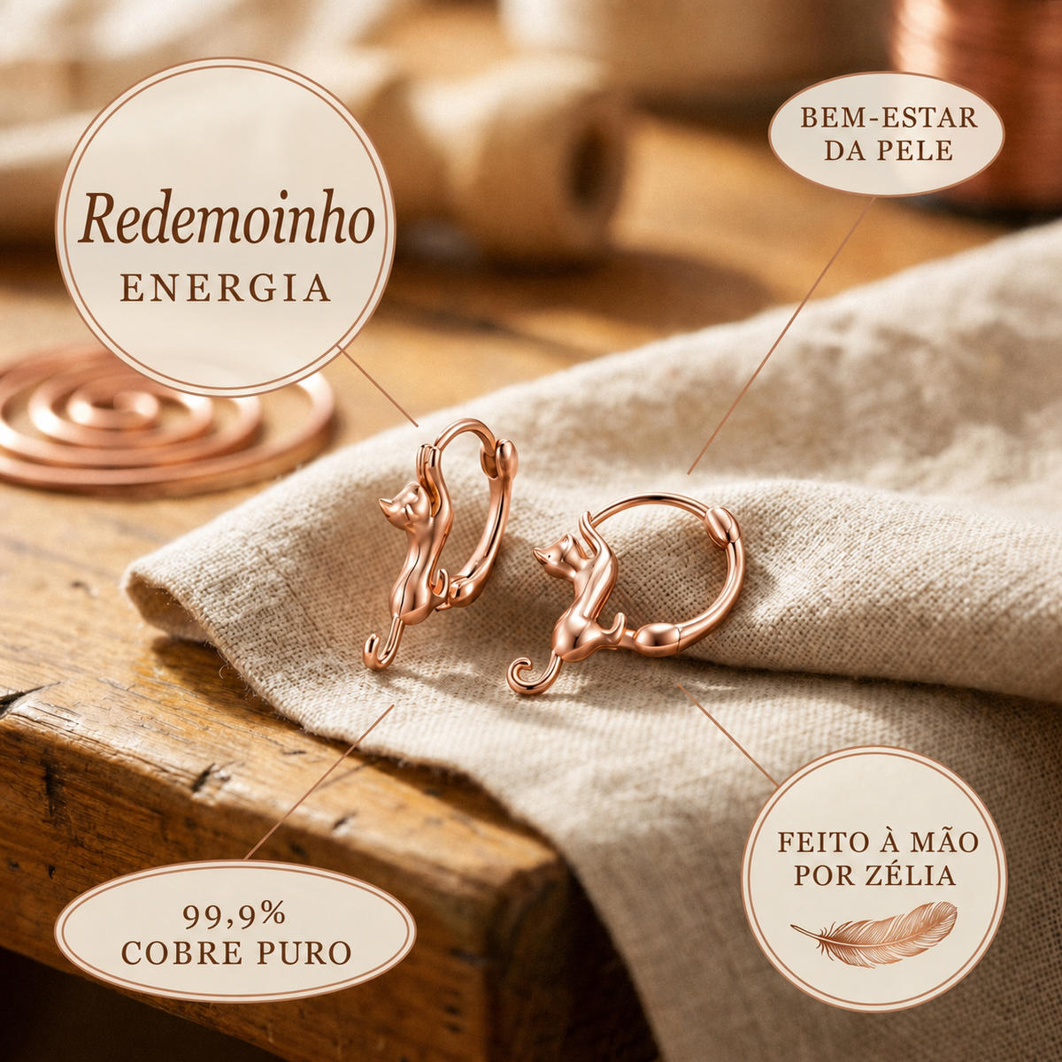 RAMINA · Vortice · Earrings